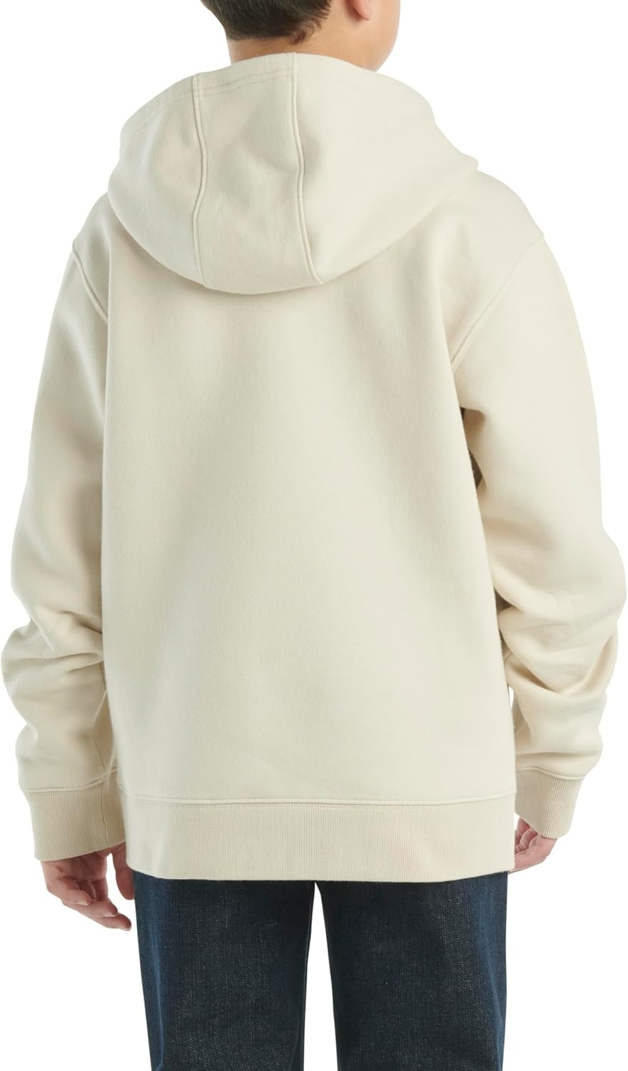 image:imageCarhartt Boys Long Sleeve Hooded SweatshirtLight Malt Beige