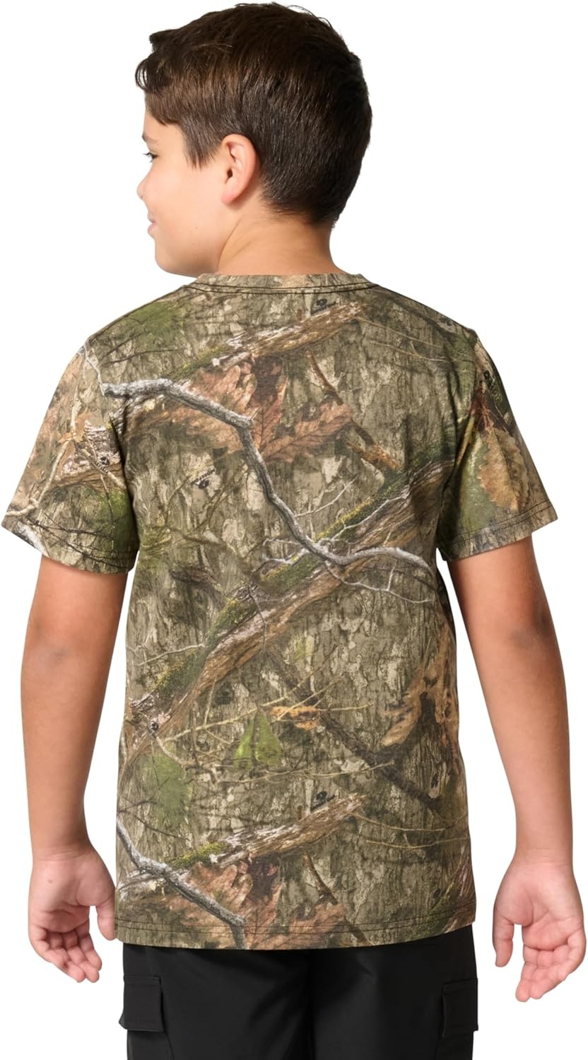 image:imageCarhartt Boys Short Sleeve Camo Print TShirt Mossy Oak Country DNA 6