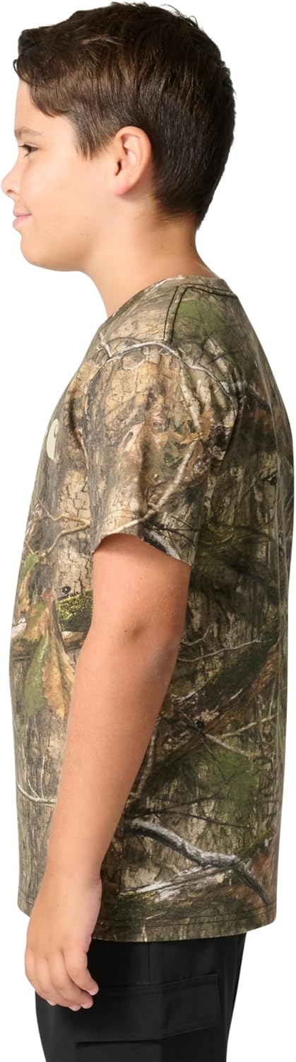 image:imageCarhartt Boys Short Sleeve Camo Print TShirt Mossy Oak Country DNA 6