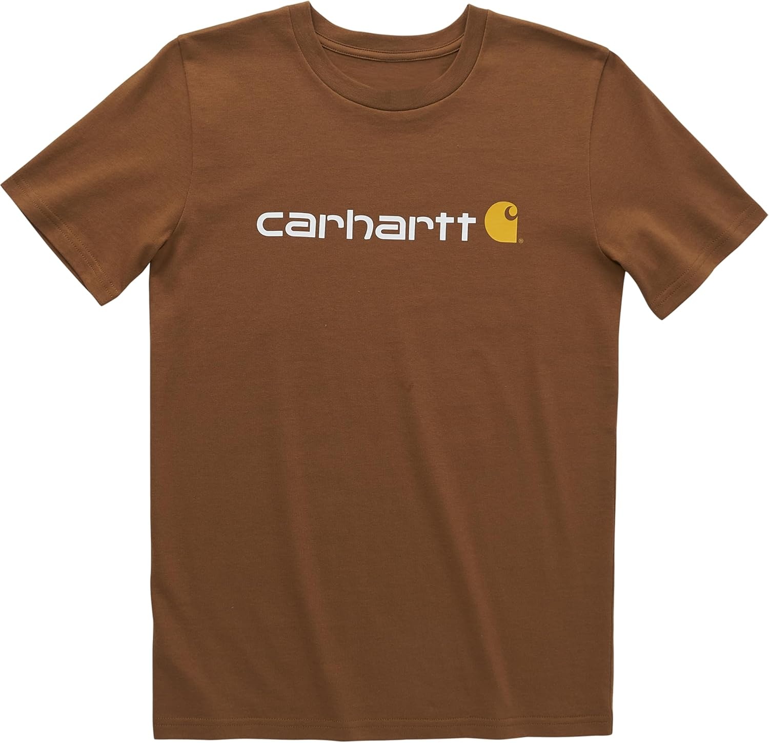 image:imageCarhartt Boys Short Sleeve Logo TShirtBrown