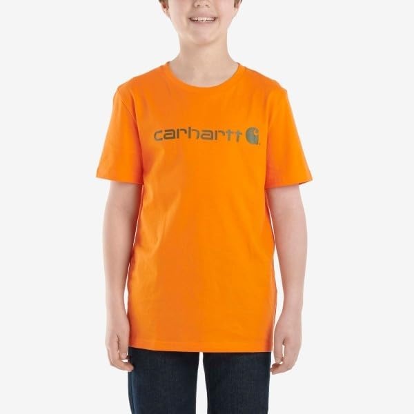 image:imageCarhartt Boys Short Sleeve Logo TShirtOrange
