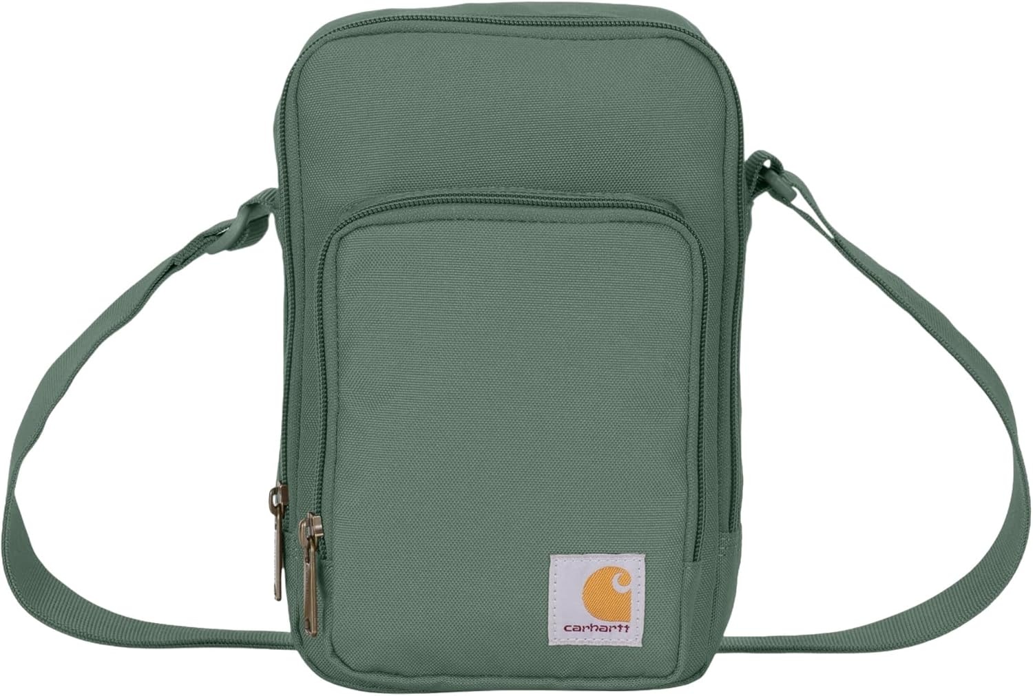 image:imageCarhartt Crossbody Zip Bag Durable Adjustable Crossbody Bag with Zipper Closure for Men and WomenGreen Slate
