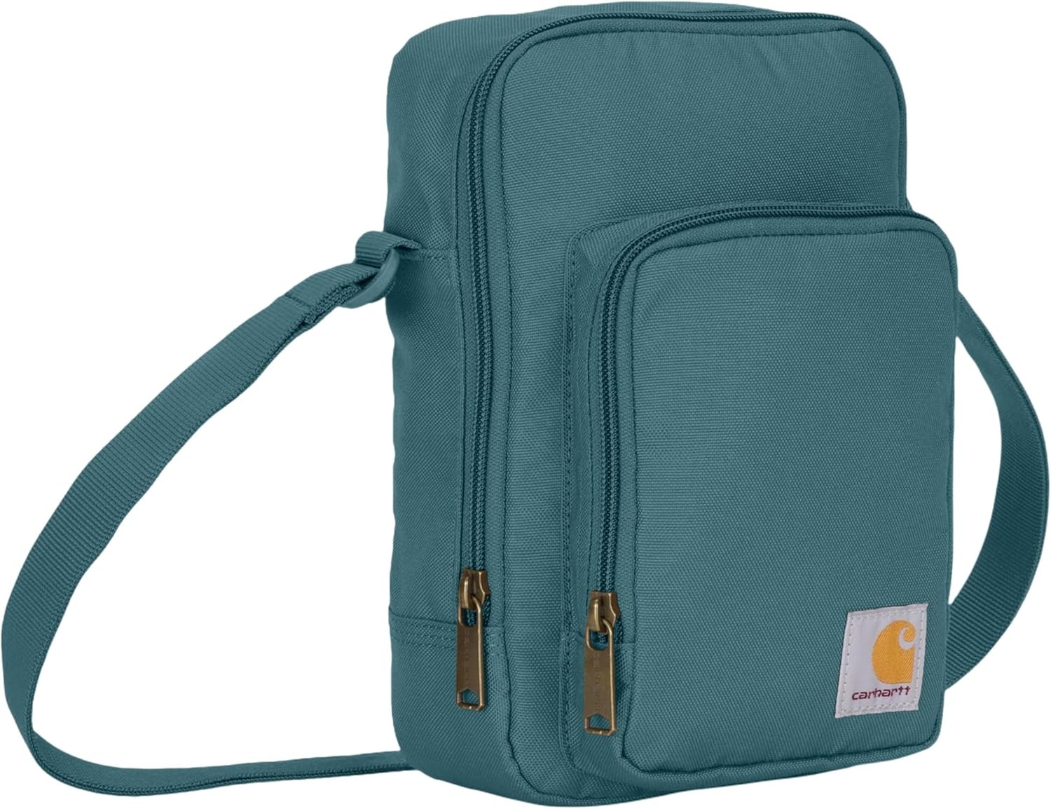 image:imageCarhartt Crossbody Zip Bag Durable Adjustable Crossbody Bag with Zipper Closure for Men and WomenHarbor Teal