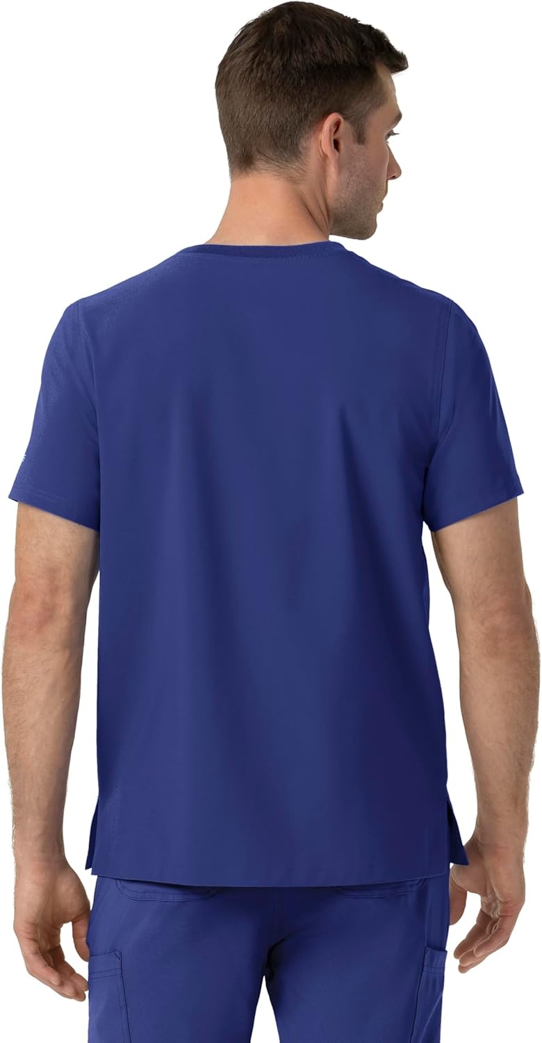 image:imageCarhartt Force CrossFlex Mens Crew Neck Scrub TopGalaxy Blue