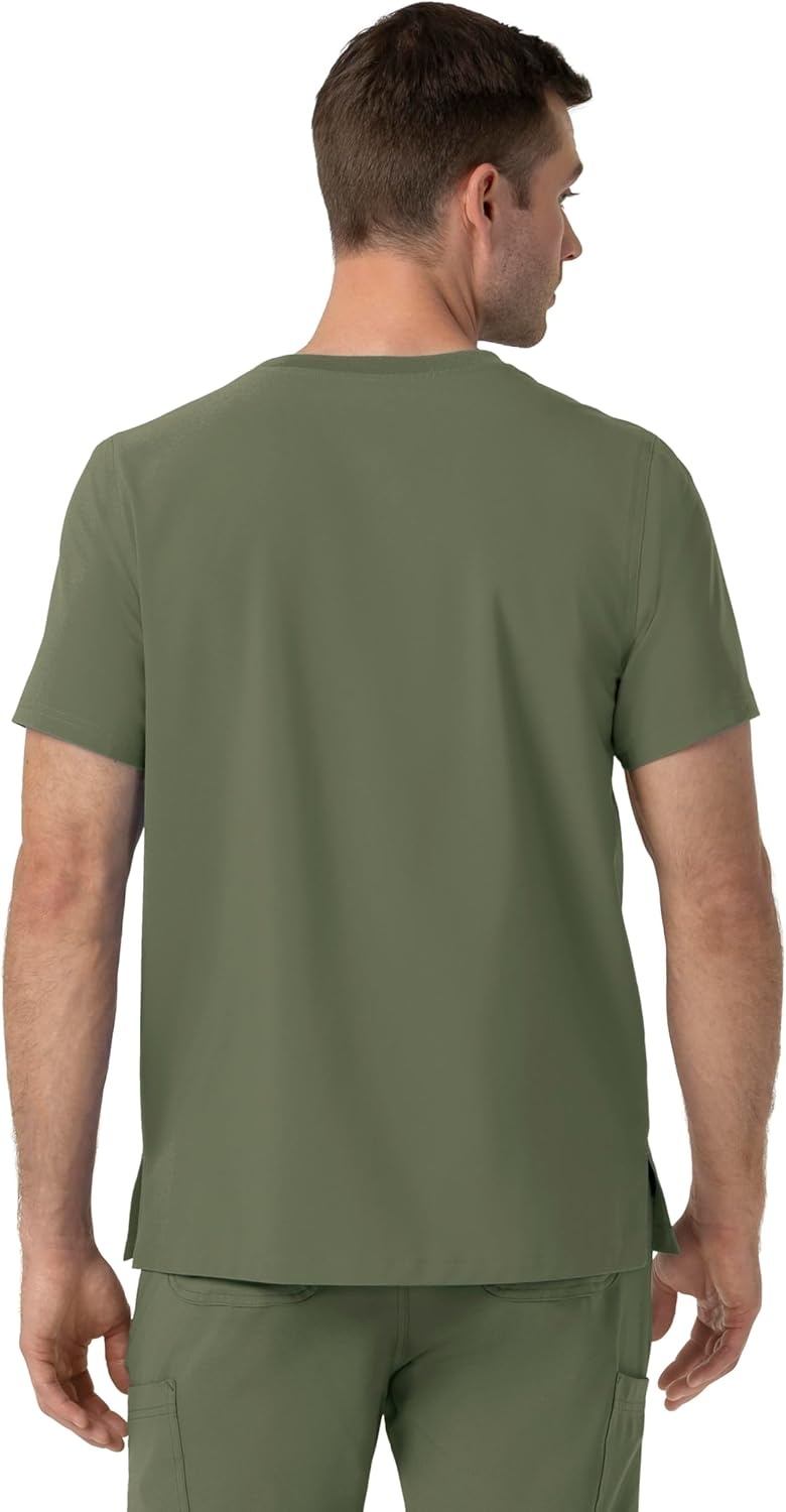 image:imageCarhartt Force CrossFlex Mens Crew Neck Scrub TopOlive
