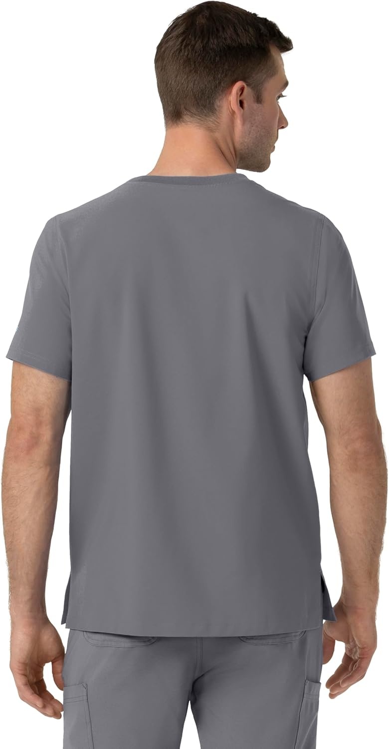 image:imageCarhartt Force CrossFlex Mens Crew Neck Scrub TopPewter