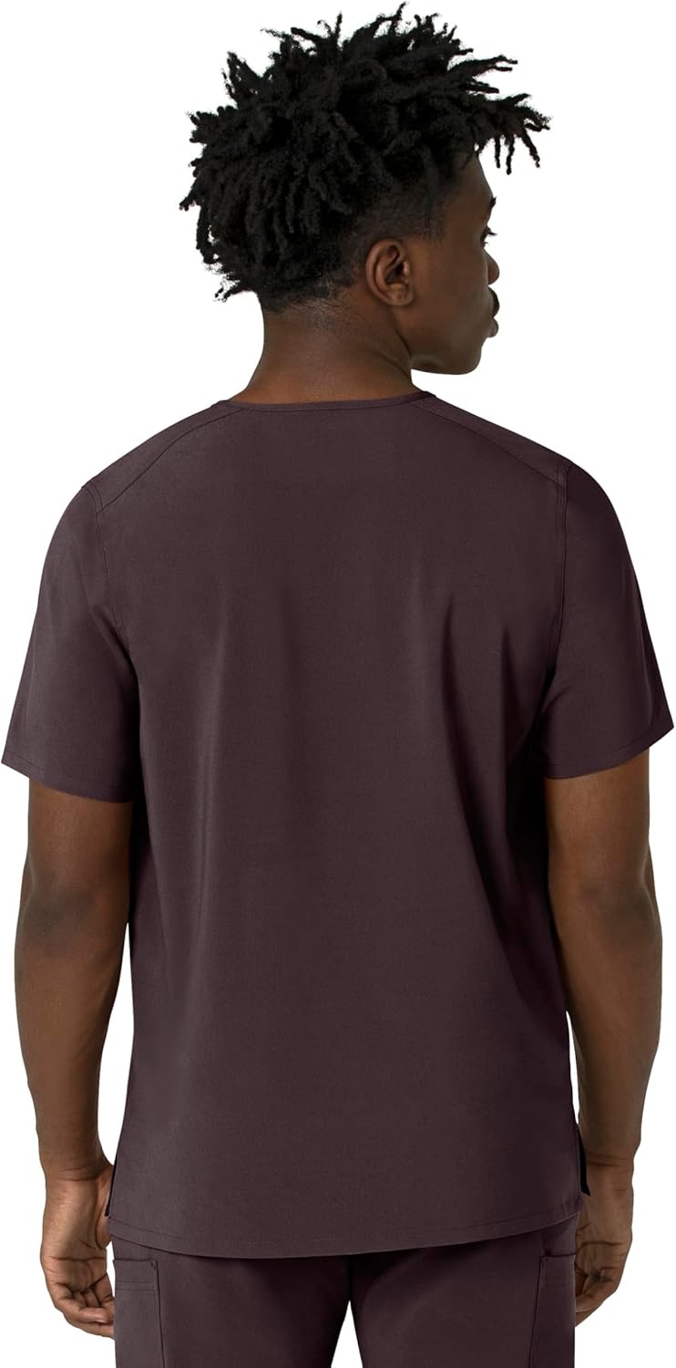 image:imageCarhartt Force CrossFlex Mens VNeck Scrub TopDark Sepia