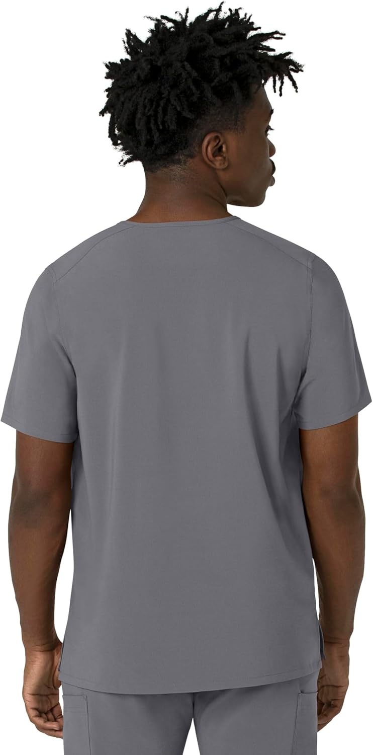 image:imageCarhartt Force CrossFlex Mens VNeck Scrub TopPewter