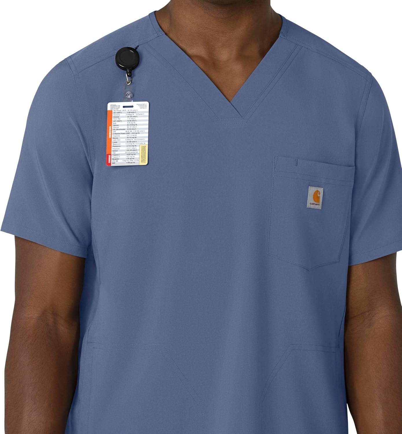 image:imageCarhartt Force CrossFlex Mens VNeck Scrub TopRiverside