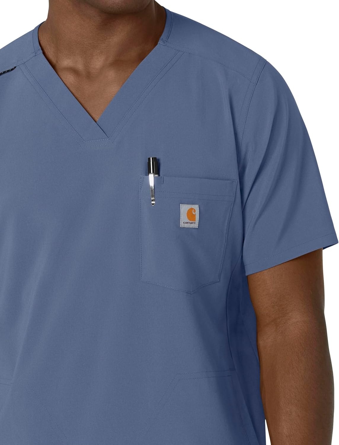 image:imageCarhartt Force CrossFlex Mens VNeck Scrub TopRiverside