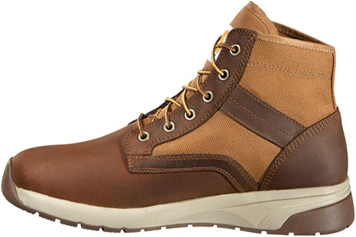 image:imageCarhartt Force Nano Toe Lightweight Mens Sneakers Boots WaterResistant Leather Durable Midsole SlipResistant OutsoleBrown Leather Tan Duck