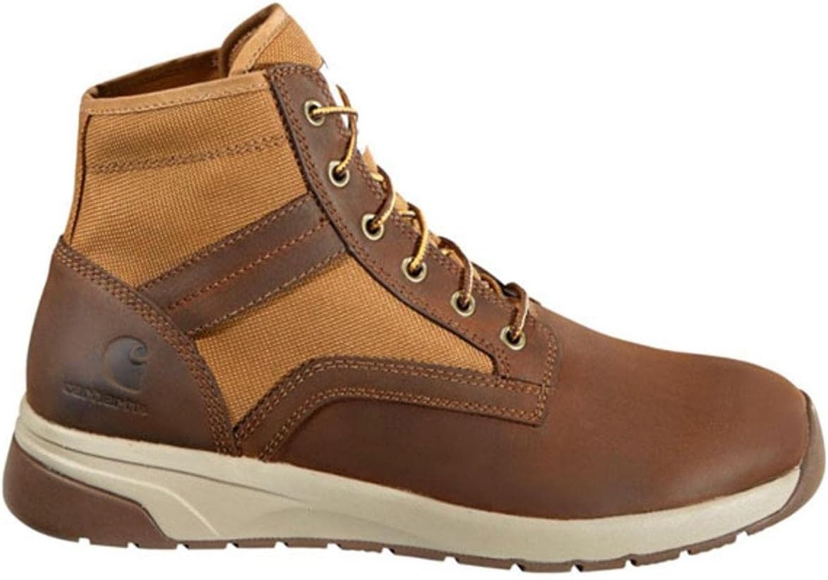 image:imageCarhartt Force Nano Toe Lightweight Mens Sneakers Boots WaterResistant Leather Durable Midsole SlipResistant OutsoleBrown Leather Tan Duck