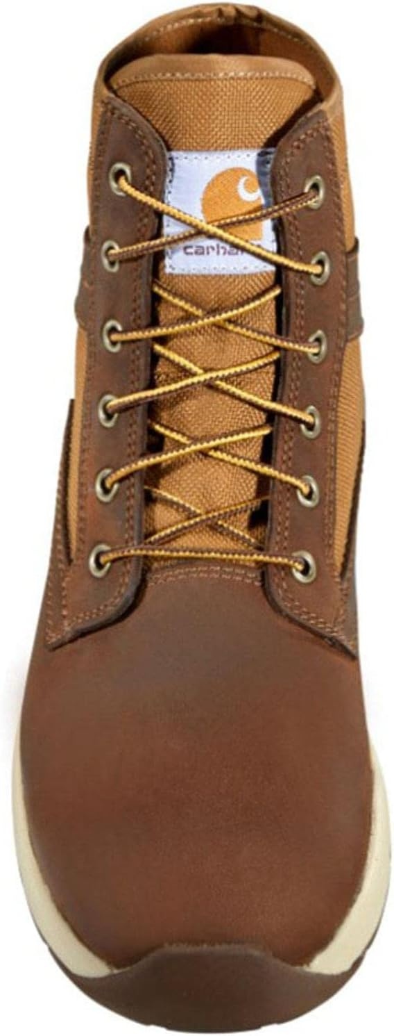 image:imageCarhartt Force Nano Toe Lightweight Mens Sneakers Boots WaterResistant Leather Durable Midsole SlipResistant OutsoleBrown Leather Tan Duck