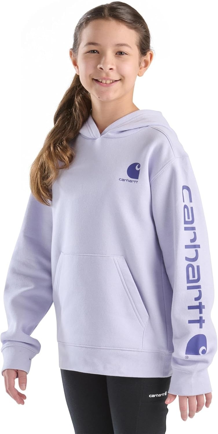 image:imageCarhartt Girls Hooded Pullover SweatshirtMica