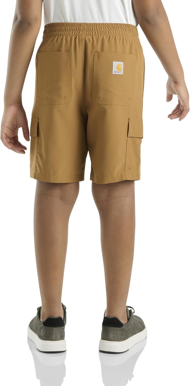 image:imageCarhartt Kids CH8332 Rugged Flex Ripstop Work Short BoysCarhartt Brown Ripstop