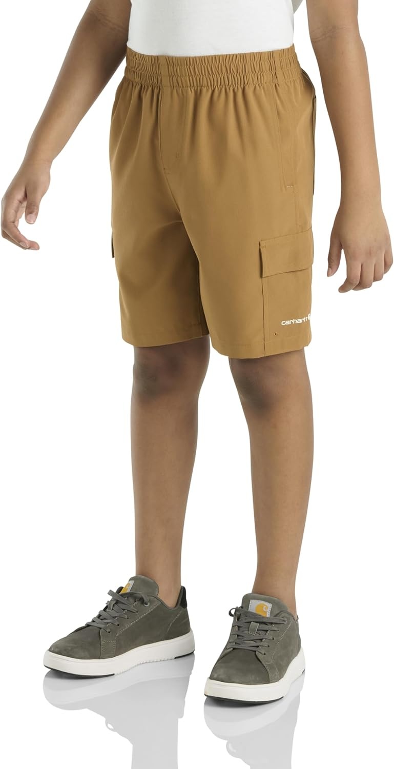 image:imageCarhartt Kids CH8332 Rugged Flex Ripstop Work Short BoysCarhartt Brown Ripstop