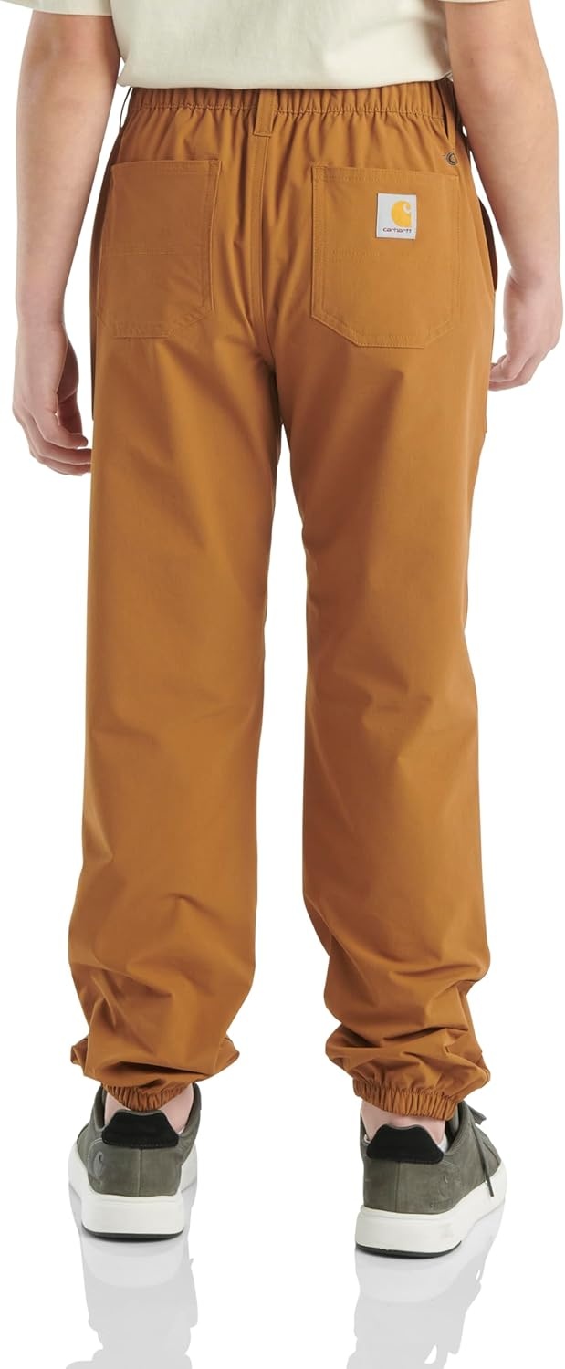 image:imageCarhartt Kids CK8443 Rugged Flex Loose Fit Utility Jogger BoysBrown