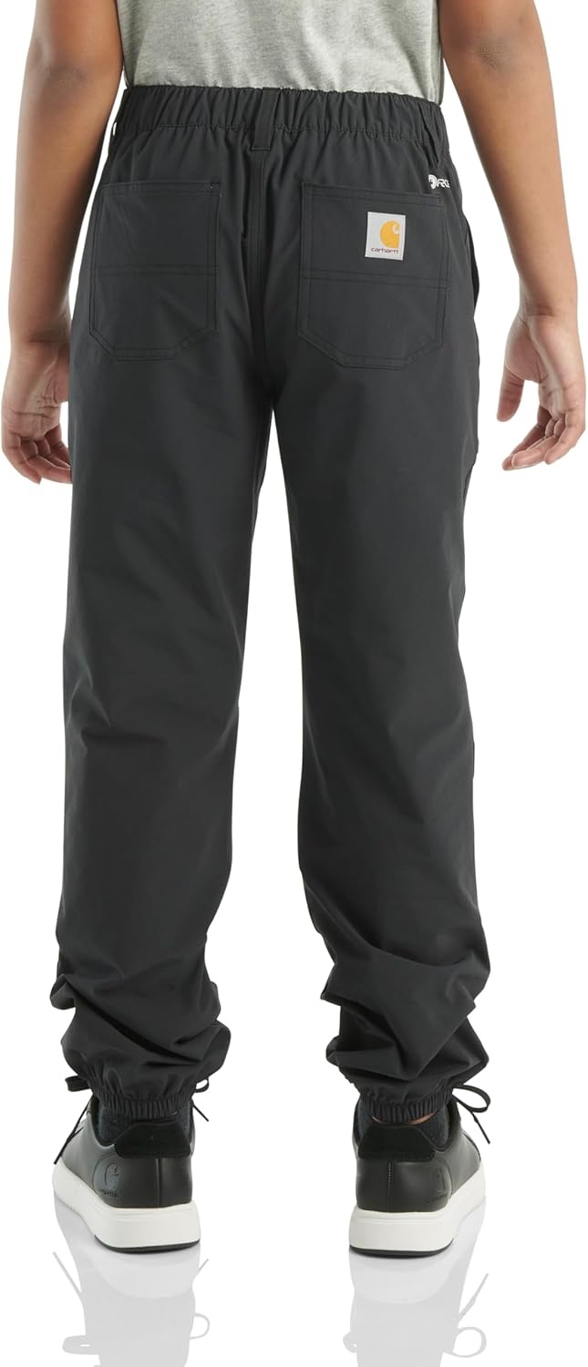 image:imageCarhartt Kids CK8443 Rugged Flex Loose Fit Utility Jogger BoysCaviar Black