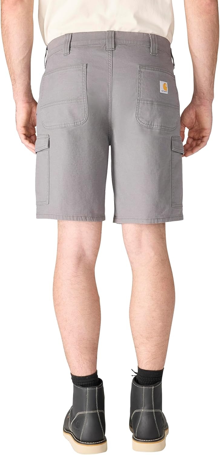 image:imageCarhartt Mens 106984 Rugged Flex Relaxed Fit 9 Canvas CargoSteel