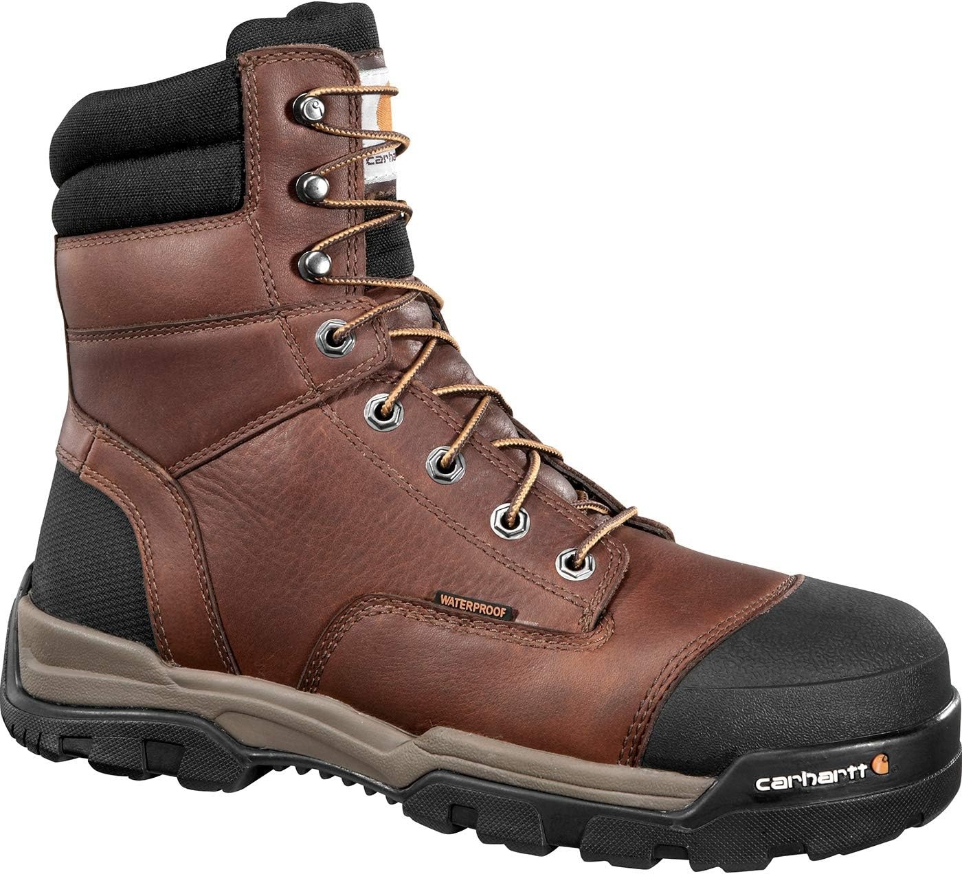 image:imageCarhartt Mens 8 Energy Waterproof Composite Toe CME8355 Industrial BootBrown