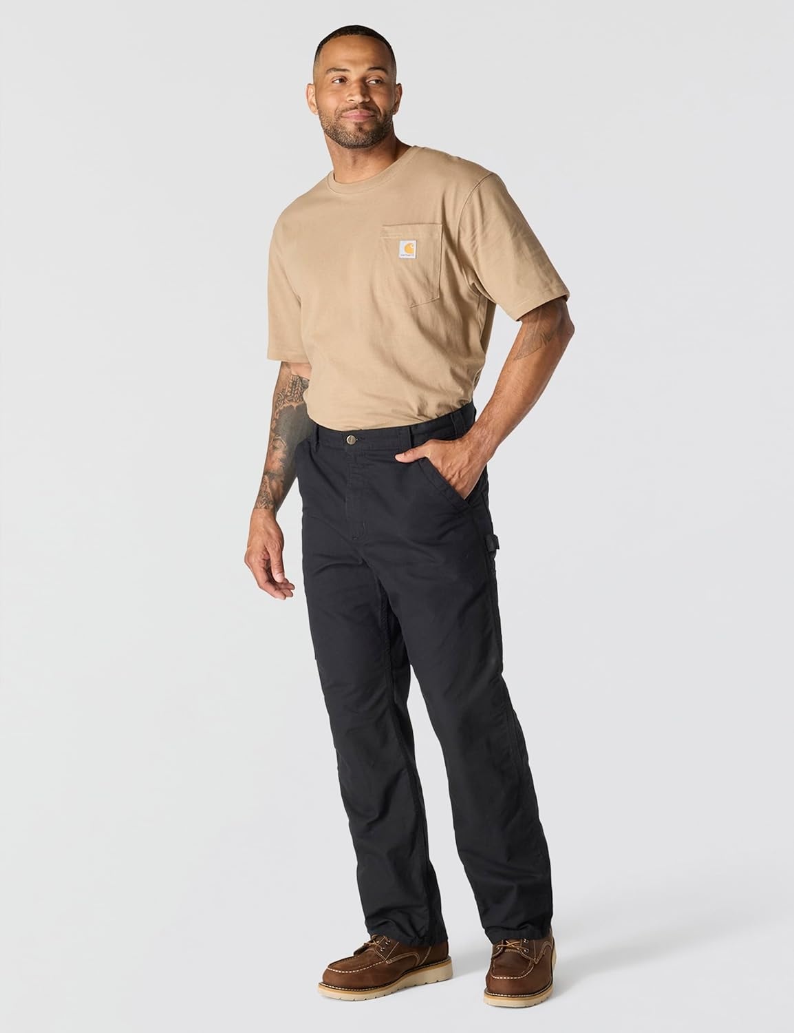 image:imageCarhartt Mens B151 Canvas Work Loose Fit PantBlack