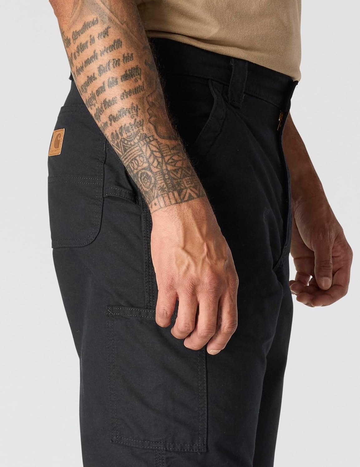 image:imageCarhartt Mens B151 Canvas Work Loose Fit PantBlack