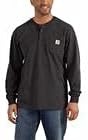 image:imageCarhartt Mens Dearborn Loose LS Henley TShirtBlack
