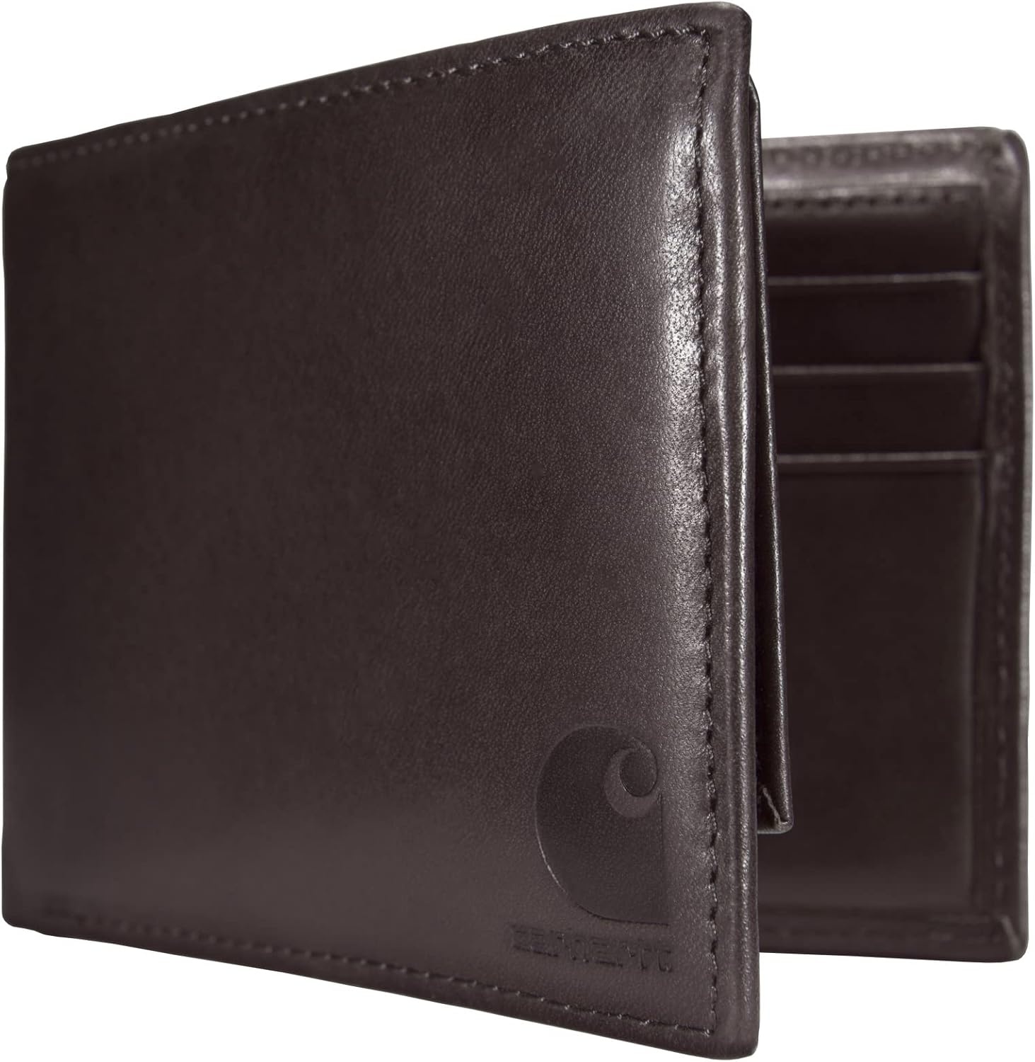 image:imageCarhartt Mens Durable Leather Wallets Available in Multiple StylesBifold