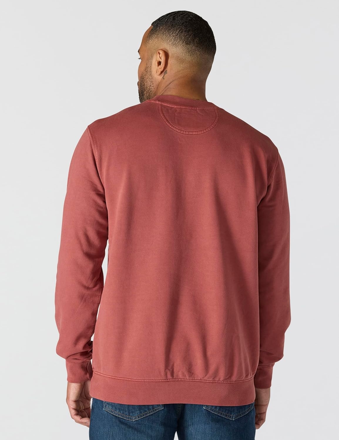 image:imageCarhartt Mens Durham Garment Dyed Crewneck SweatshirtDark Spice Red