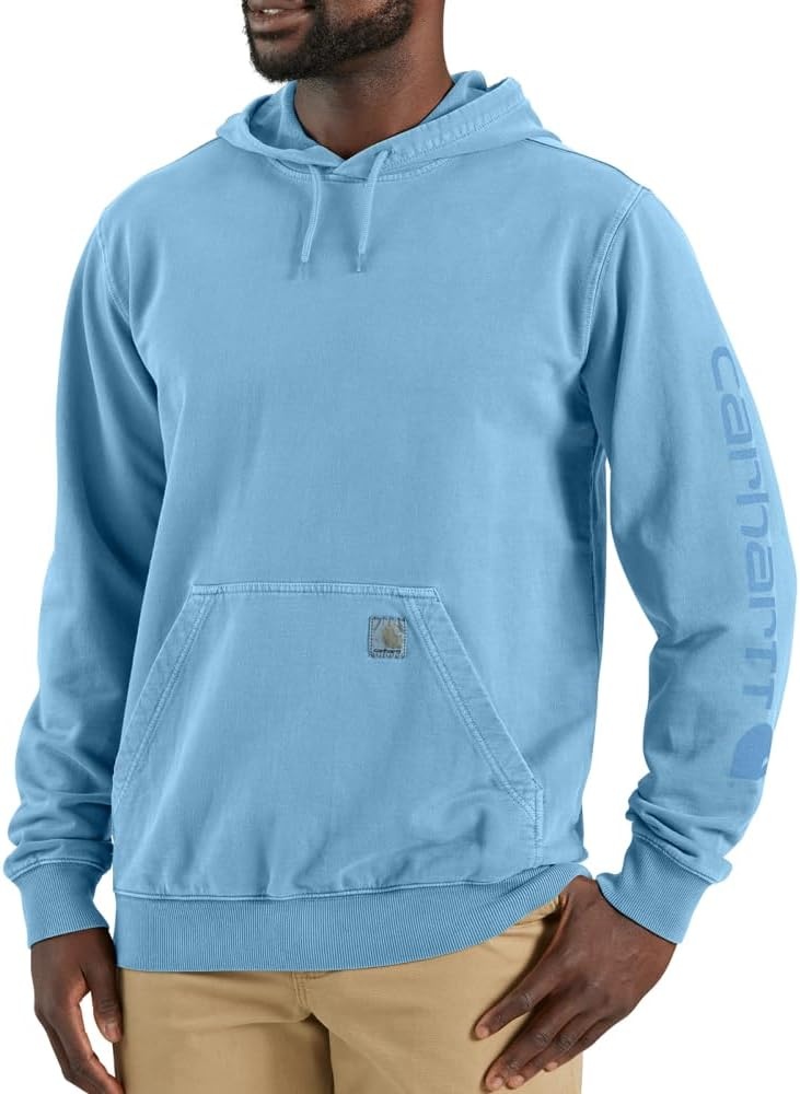 image:imageCarhartt Mens Durham Garment Dyed Logo SweatshirtFresh Water
