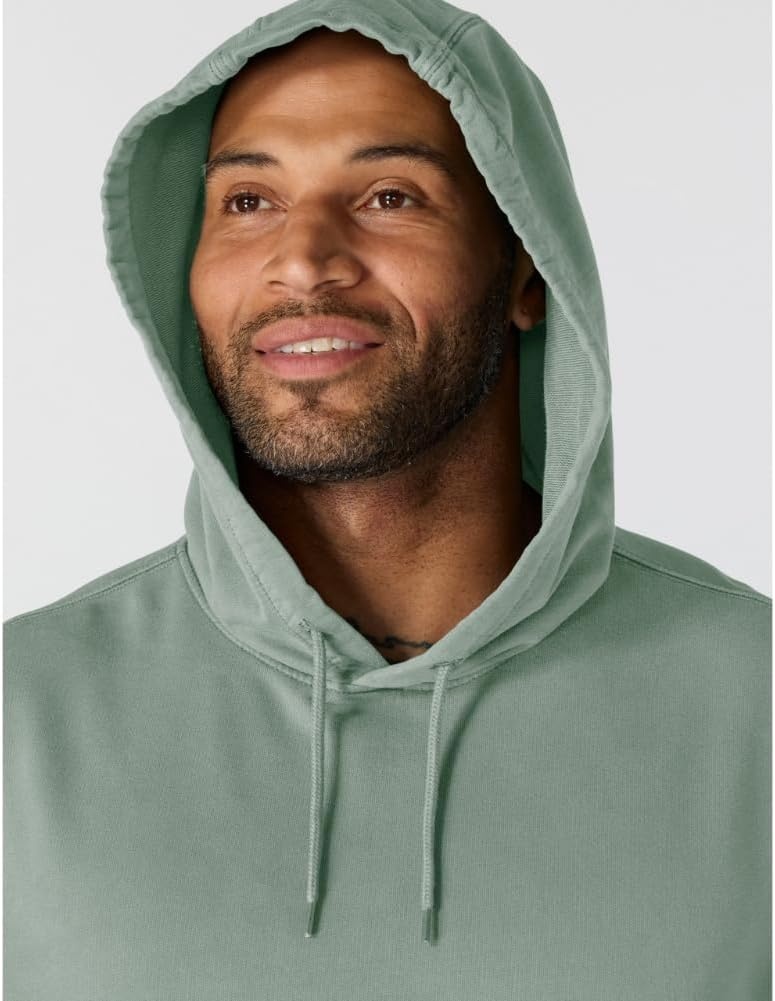 image:imageCarhartt Mens Durham Garment Dyed Logo SweatshirtGreen Slate