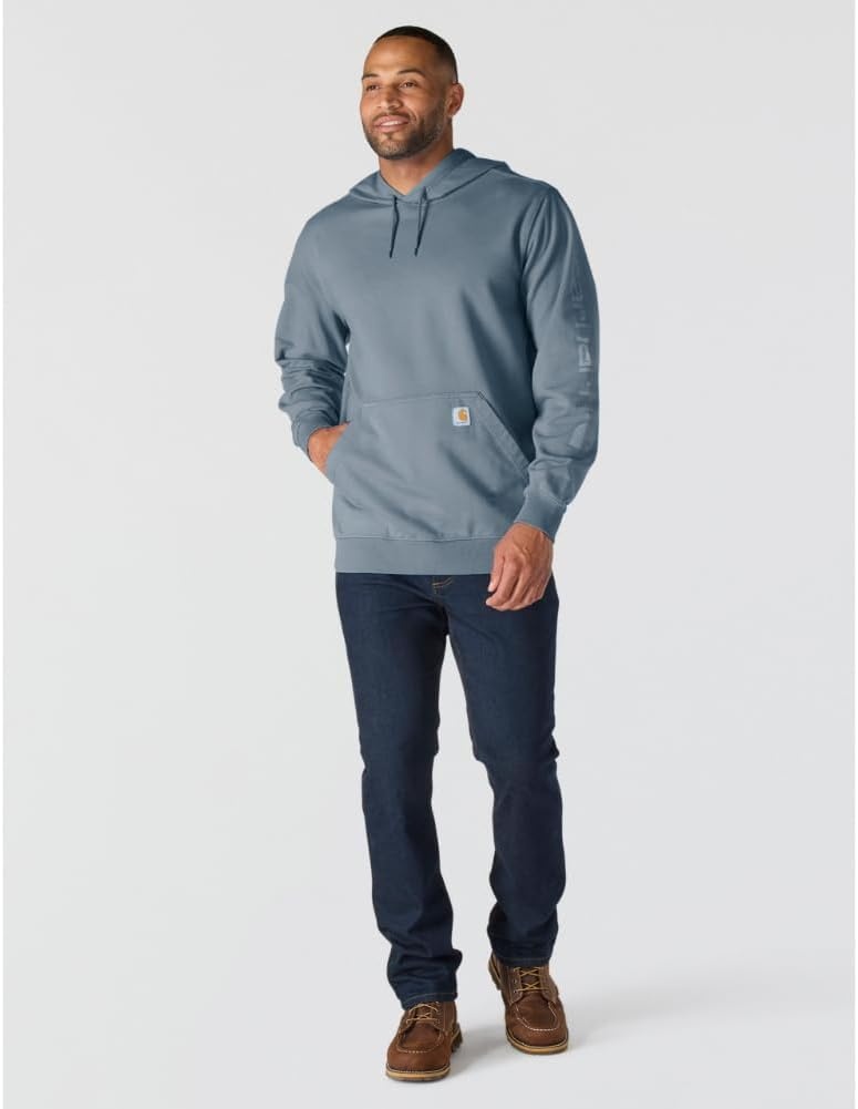 image:imageCarhartt Mens Durham Garment Dyed Logo SweatshirtRolling Thunder