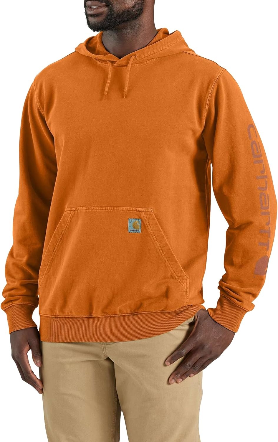 image:imageCarhartt Mens Durham Garment Dyed Logo SweatshirtRust