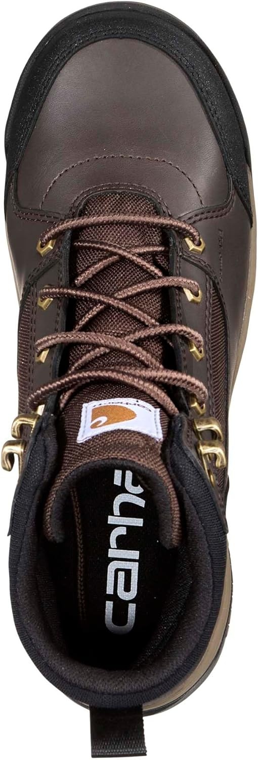 image:imageCarhartt Mens Force HD 6 Composite Toe Work Boot SlipResistant EH Rated FastDry LiningDark Brown