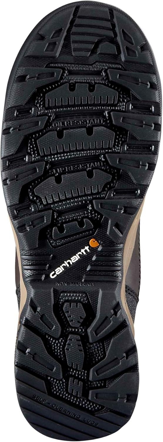 image:imageCarhartt Mens Force HD 6 Composite Toe Work Boot SlipResistant EH Rated FastDry LiningDark Brown