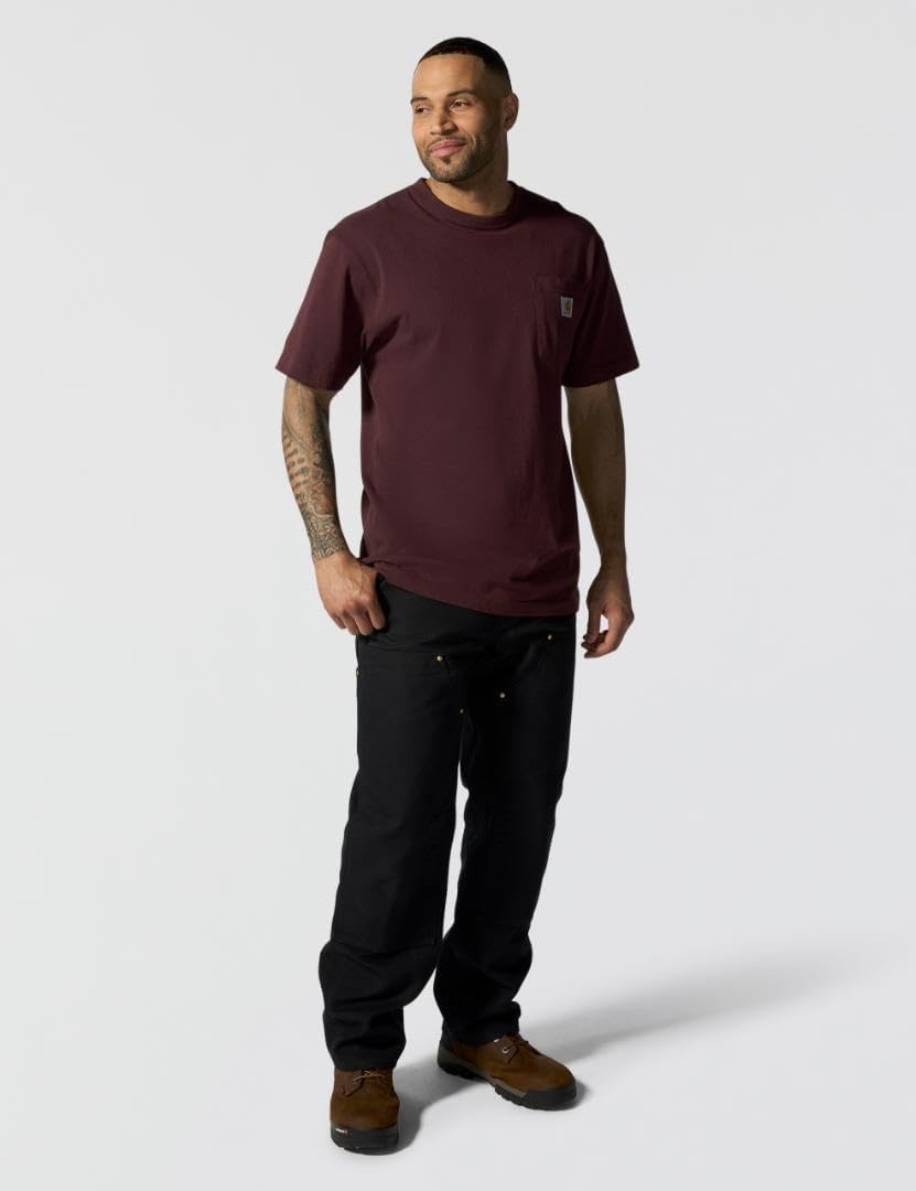 image:imageCarhartt Mens Iconic B01 Firm Duck DoubleFront DungareeBlack
