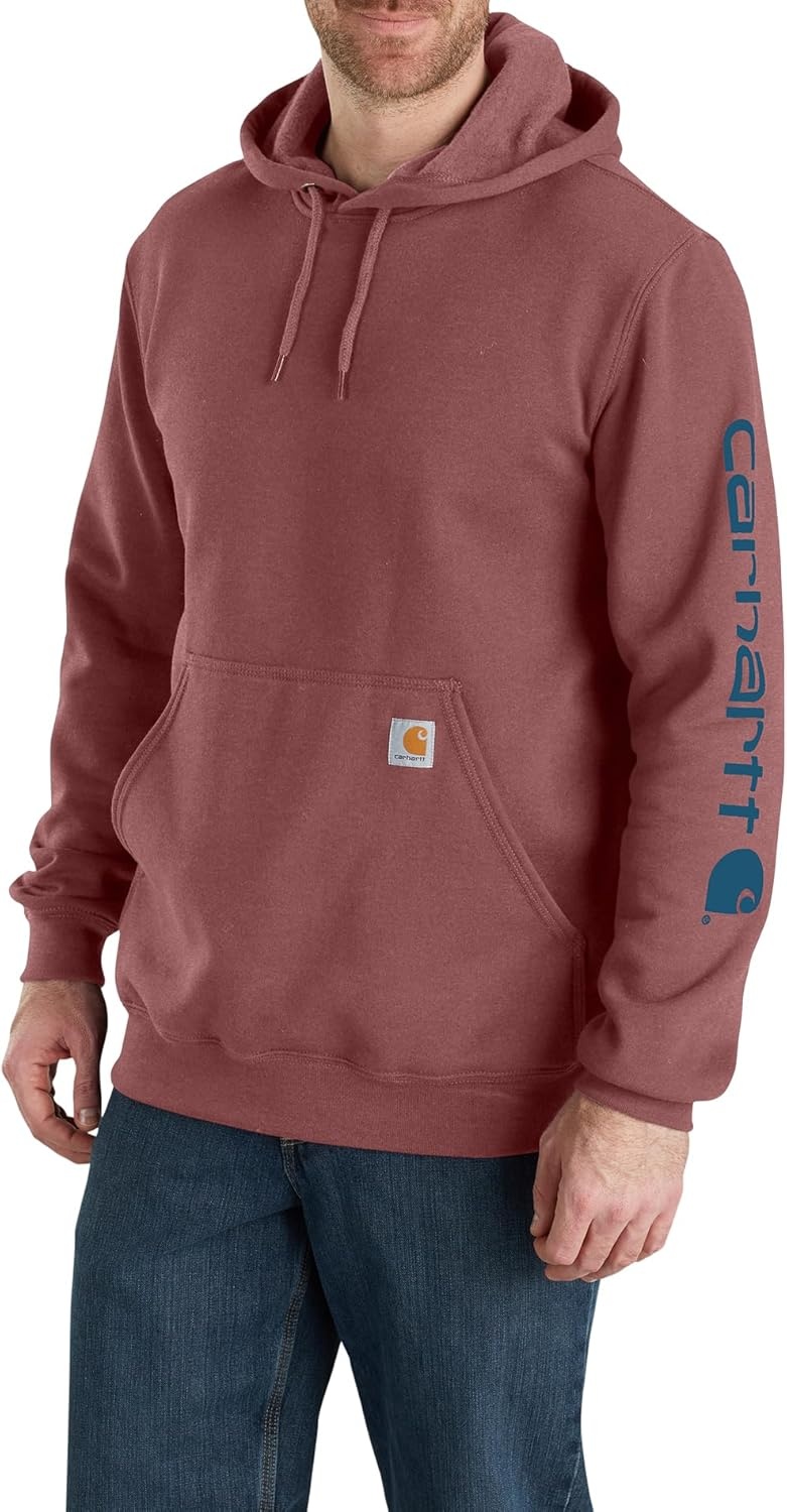 image:imageCarhartt Mens Iconic K288 Logo Sweatshirt CloseoutApple Butter Heather