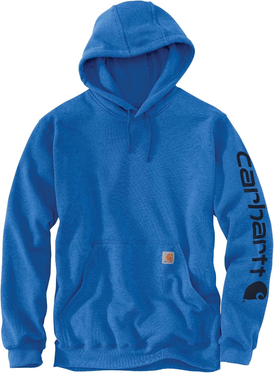 image:imageCarhartt Mens Iconic K288 Logo Sweatshirt CloseoutBeacon Blue Heather