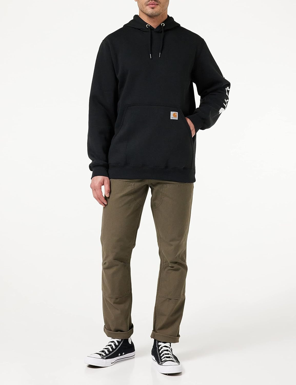 image:imageCarhartt Mens Iconic K288 Logo Sweatshirt CloseoutBlack