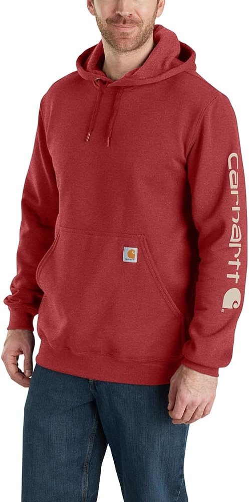 image:imageCarhartt Mens Iconic K288 Logo Sweatshirt CloseoutCrabapple Heather