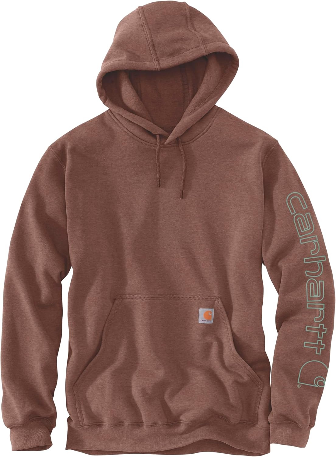 image:imageCarhartt Mens Iconic K288 Logo Sweatshirt CloseoutMocha Heather