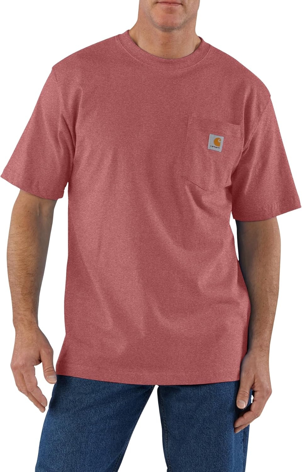 image:imageCarhartt Mens Iconic K87 Pocket TShirt CloseoutApple Butter Heather