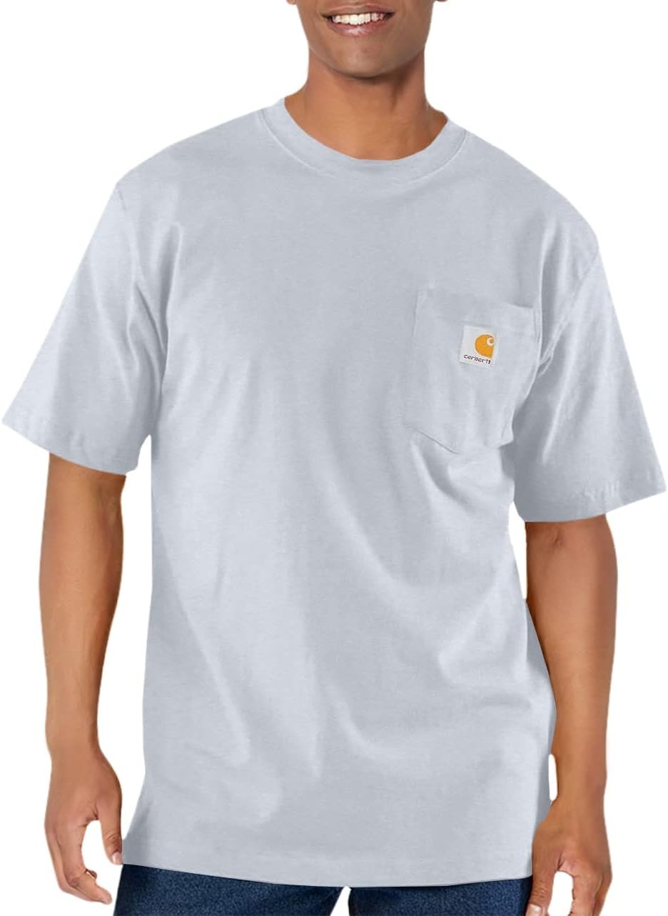 image:imageCarhartt Mens Iconic K87 Pocket TShirt CloseoutAsh