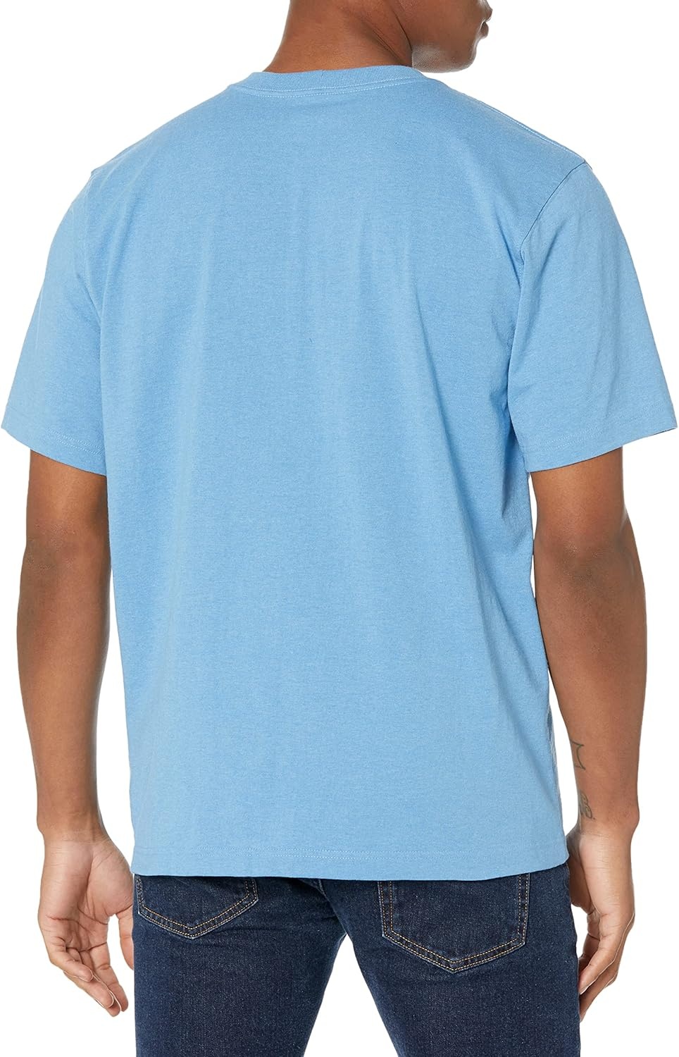 image:imageCarhartt Mens Iconic K87 Pocket TShirt CloseoutBlue Lagoon Heather