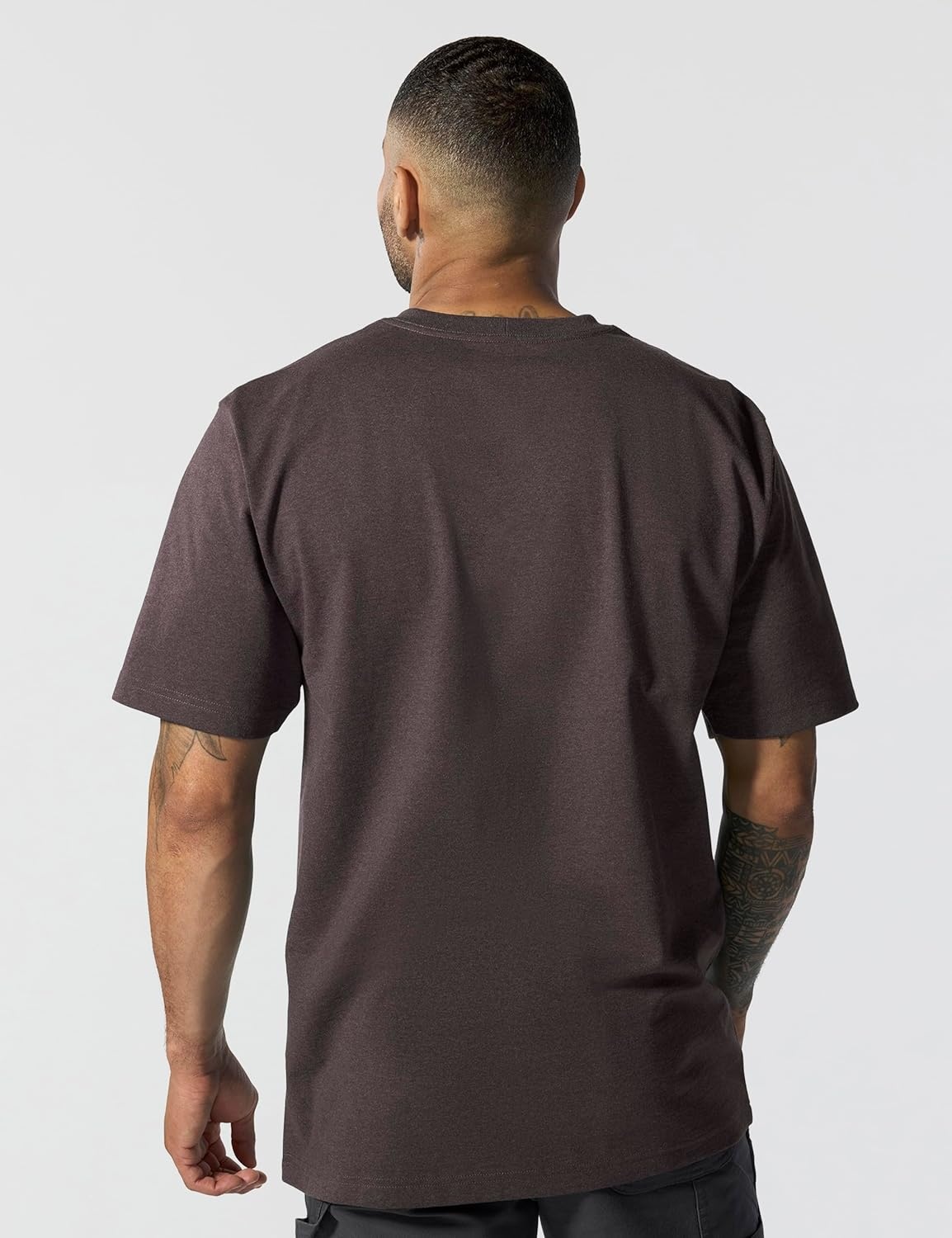 image:imageCarhartt Mens Iconic K87 Pocket TShirt CloseoutDark Sepia Heather