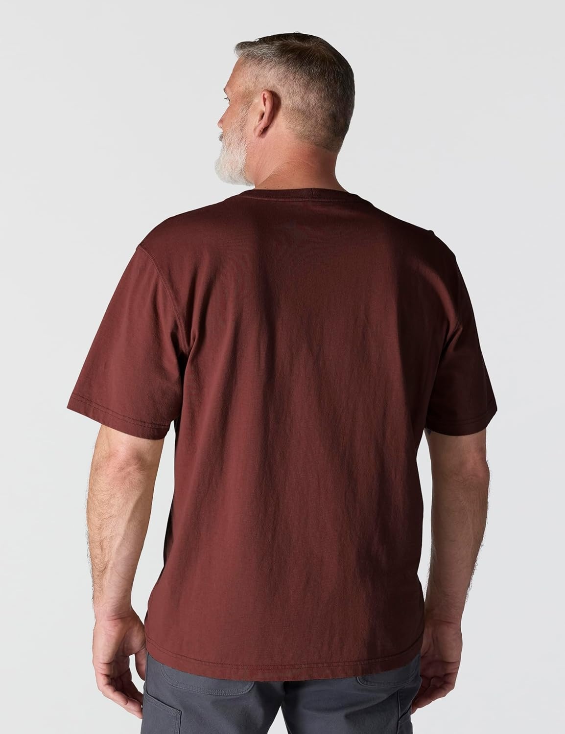 image:imageCarhartt Mens Iconic K87 Pocket TShirt CloseoutDark Spice Red