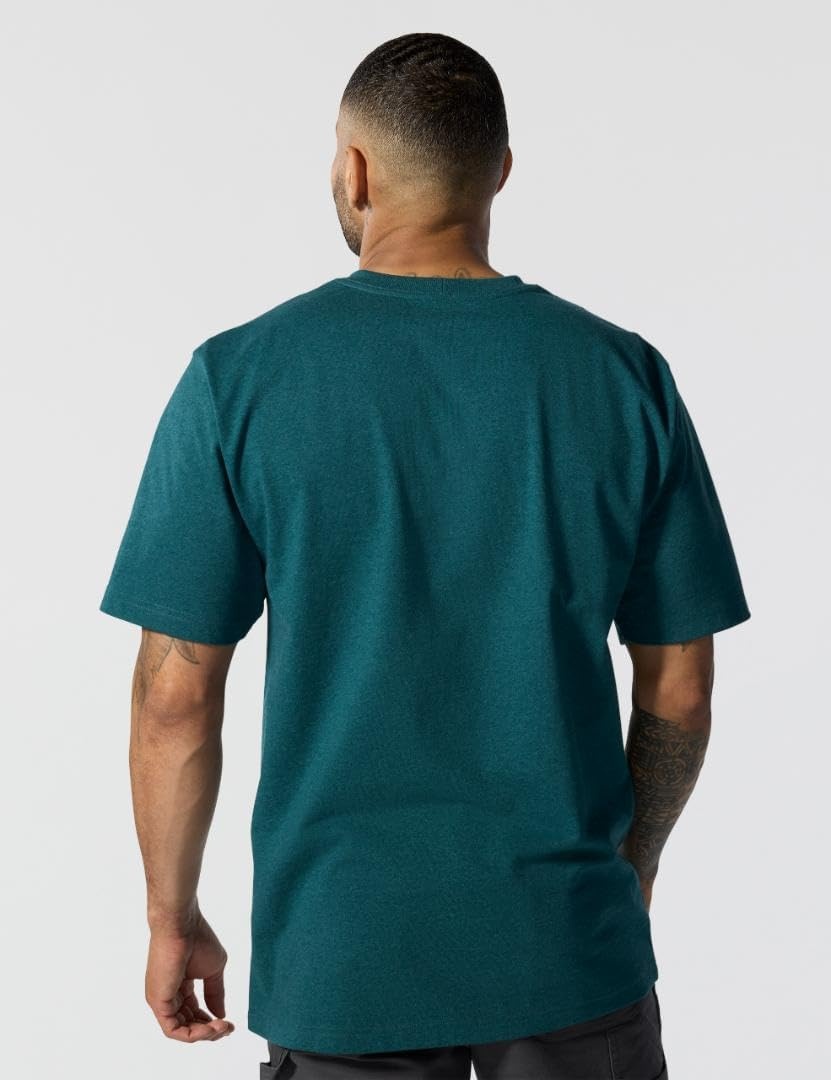 image:imageCarhartt Mens Iconic K87 Pocket TShirt CloseoutGreenstone Heather