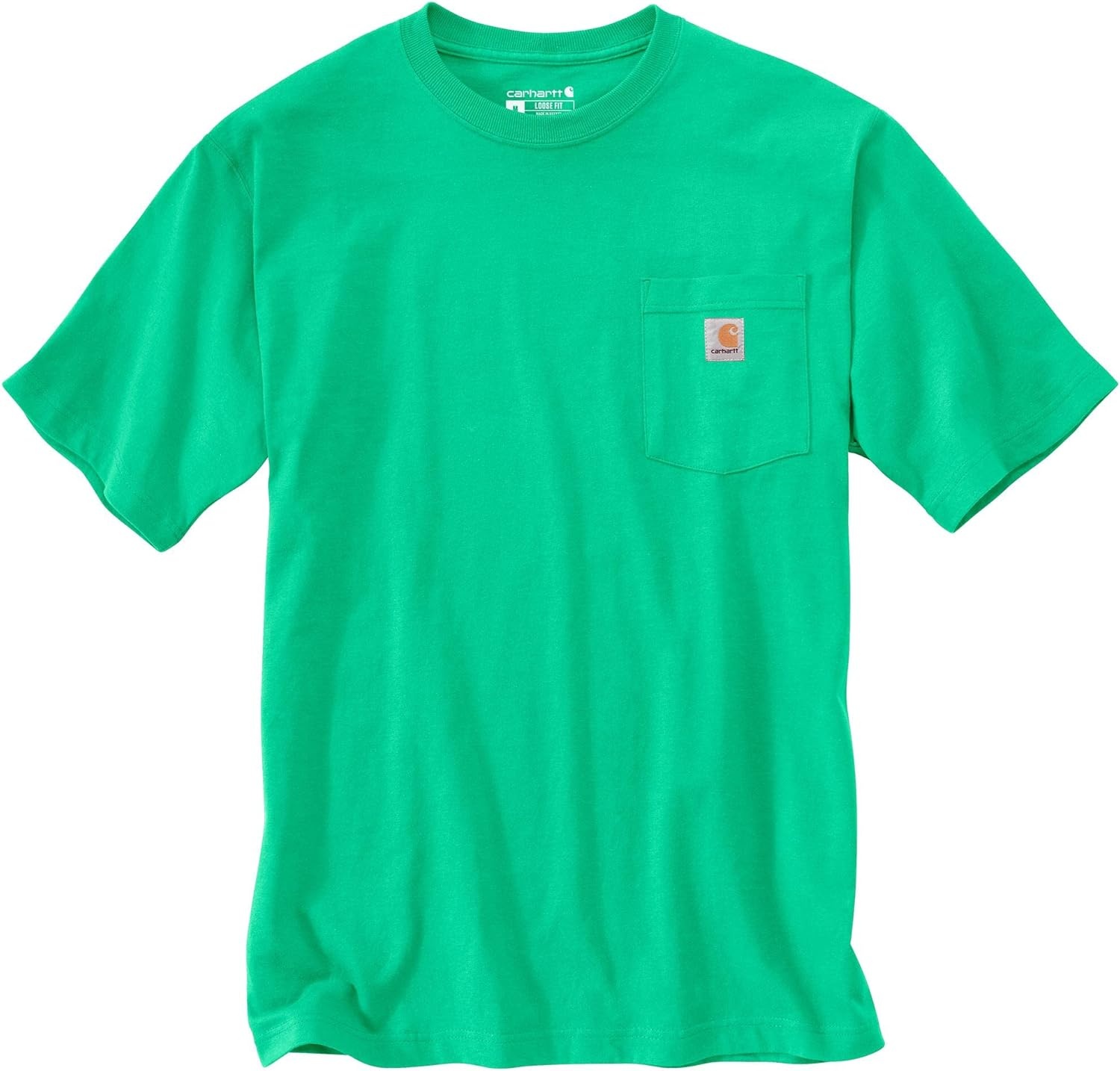 image:imageCarhartt Mens Iconic K87 Pocket TShirt CloseoutMalachite