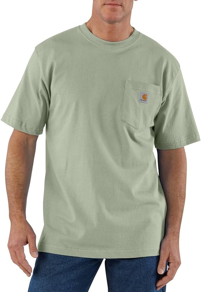 image:imageCarhartt Mens Iconic K87 Pocket TShirt CloseoutSage