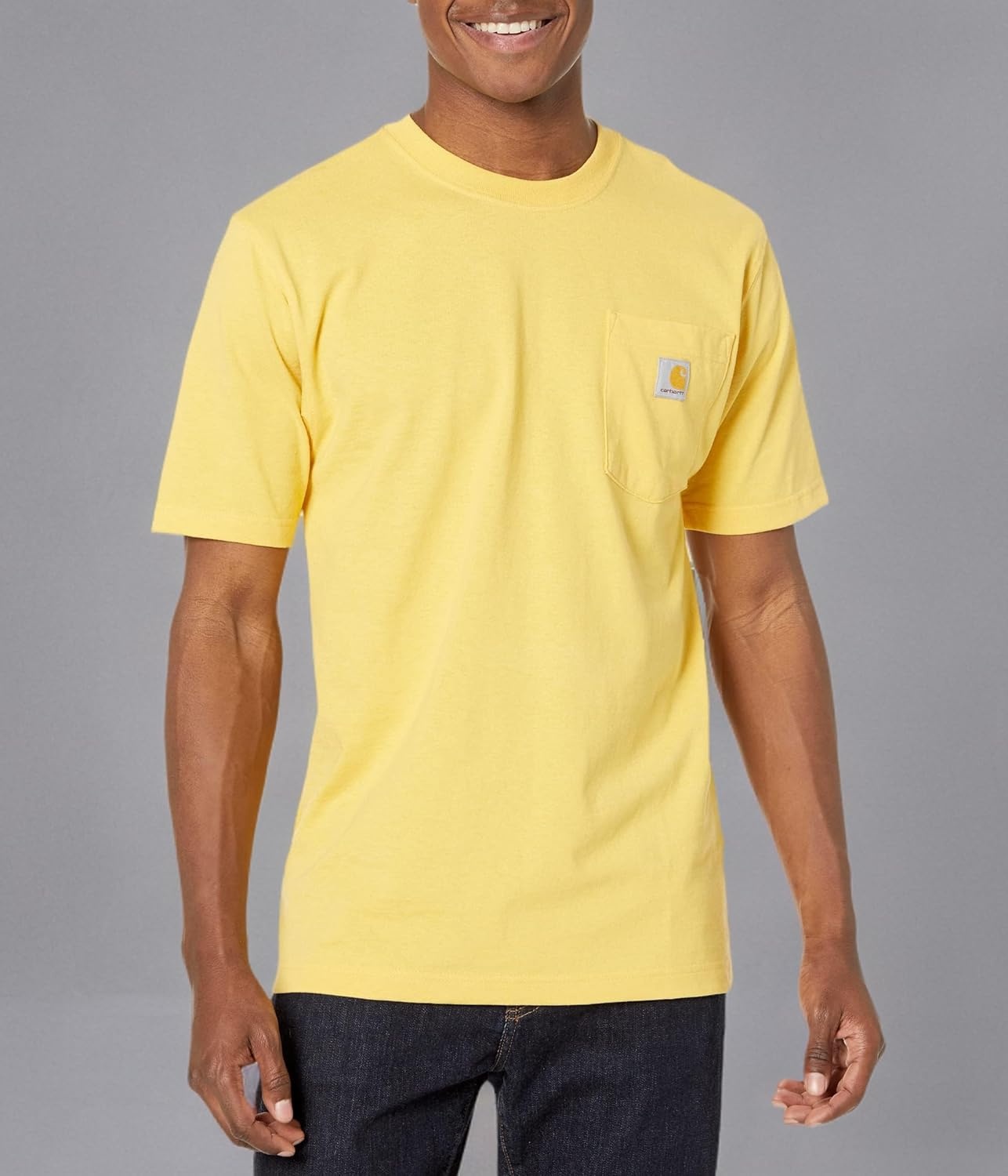 image:imageCarhartt Mens Iconic K87 Pocket TShirt CloseoutSundance Heather